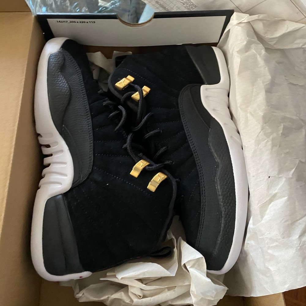 Air Jordan 12 Retro (NWOT) Black/Black -White